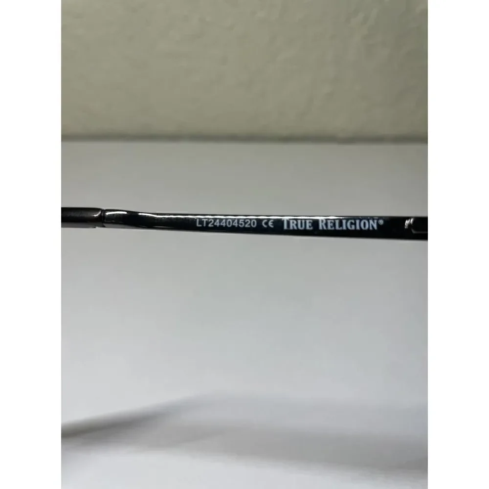 Nwt True Religion Eyeglass Frames T007 FW540 54/17/140 Black RETAIL $114